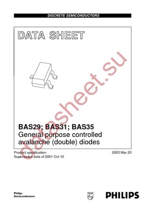 BAS29 T/R datasheet  